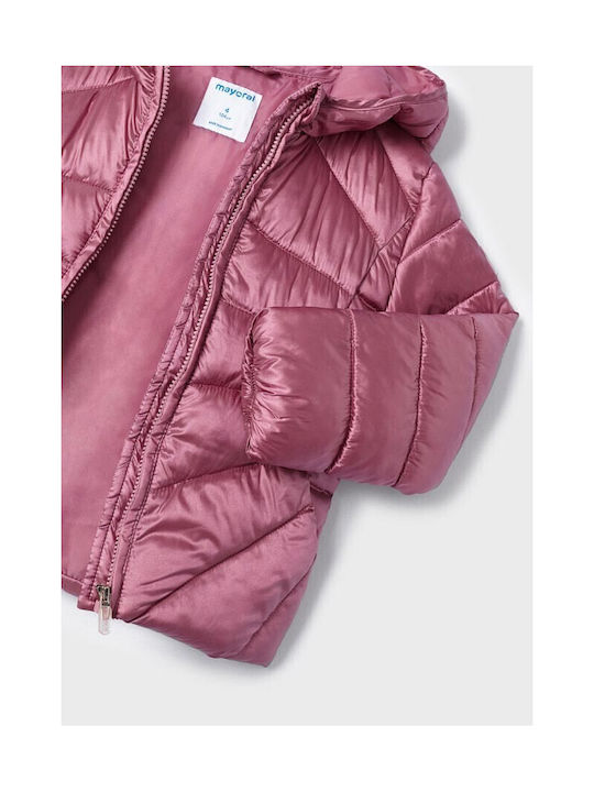 Mayoral Kids Quilted Jacket Μωβ