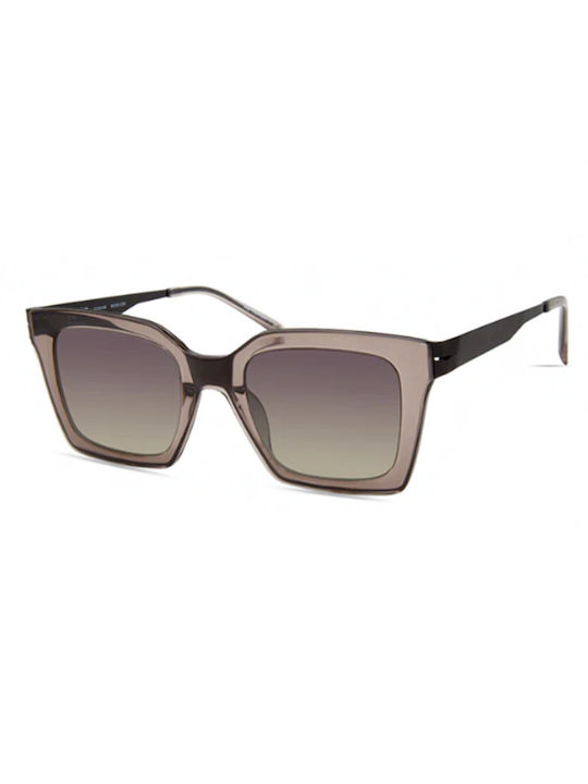 Modo Women's Sunglasses with Brown Plastic Frame and Brown Gradient Lens 4509M475GREY