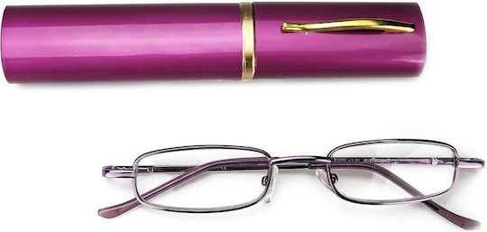 Eyelead P 203 Reading Glasses +3.00 Pocket in Purple color