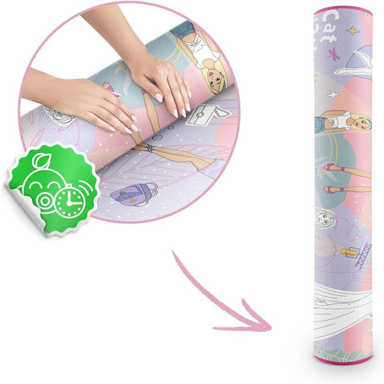 Ricokids Kinder Teppich Rosa 120x90cm