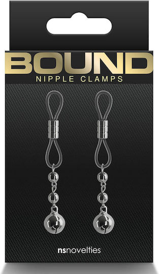 Ns Novelties Nipple Clamps in Black Color