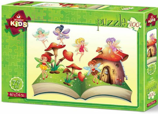 Детски Пъзел Little Fairies за 7+ години+ Години 200бр Art Puzzle