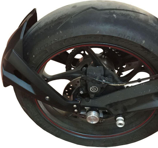 GP Kompozit Back Motorcycle Rear Wheel Fender Black 1pcs