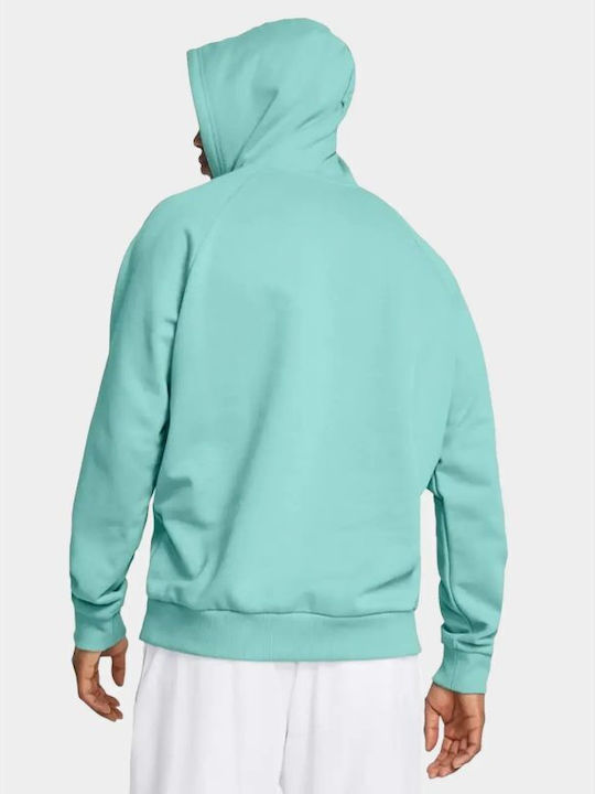 Under Armour Men's Sweatshirt with Hood and Pockets Blue