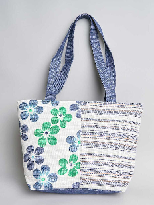 Beltipo Fabric Beach Bag Blue G-Tsantes-041-It-5521