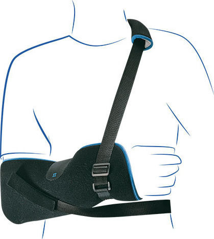 Thuasne Immo Classic Shoulder Adjustable Arm Sling Shoulder Left Side Black
