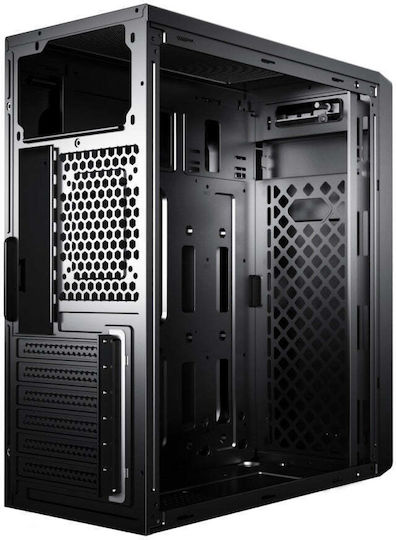 Powercase 173-G02 Midi Tower Κουτί Υπολογιστή Μαύρο