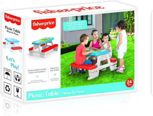 Fisher Price Τραπεζάκι Πολύχρωμο για 2+ Ετών