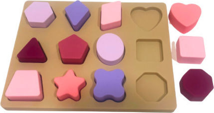 Baby Cloud Shape Sorting Toy made of Silicone for 24++ Months