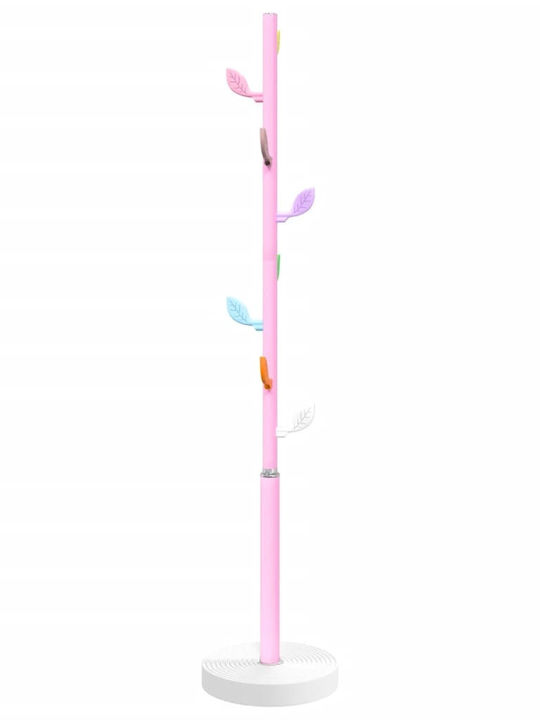 vidaXL Καλόγερος Μεταλλικός Ροζ 35x35x172cm