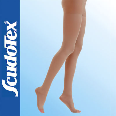 Scudotex 442 Ciorapi cu colanți Compresie Gradată Deschideți 23-32 mmHg Beige