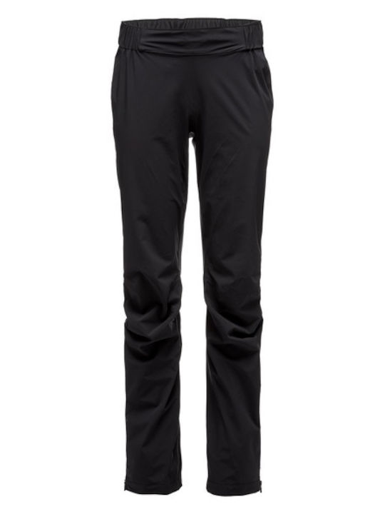 Black Diamond Stretch Women's Hiking Long Trousers Black