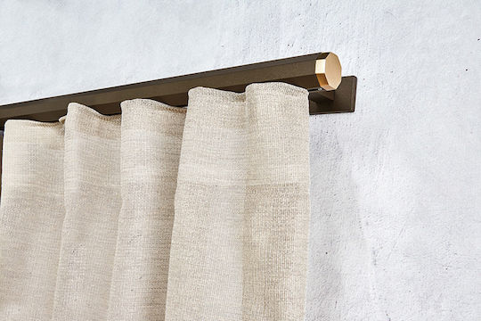 Anartisi Tetris One-Way Aluminum Curtain Track in Color 200cm