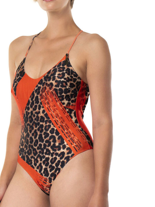 One-Piece Swimsuit Orange