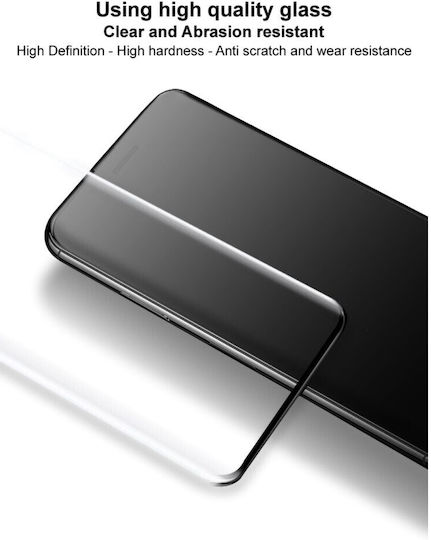Full Screen Umschlag Rückseite Gehärtetes Glas Transparent (Realme 12 Pro)