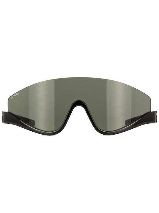 Gucci Sonnenbrillen mit Weiß Rahmen und Silber Spiegel Linse GG1650S 001