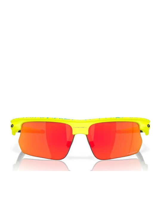 Oakley Мъжки Слънчеви Очила с Жълта Пластмасова Рамка и Червени Стъкла OO9400-13