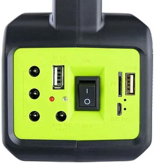 Cl-18 Ηλιακό Κιτ Ραδιόφωνο Φακό 10w + 3 Λαμπτήρες