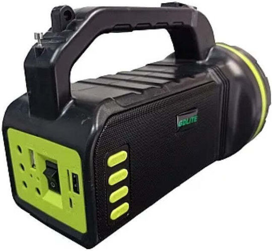 Cl-18 Ηλιακό Κιτ Ραδιόφωνο Φακό 10w + 3 Λαμπτήρες