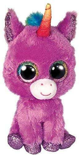 Plus Ty 24cm Boos Rosette Unicorn Violet
