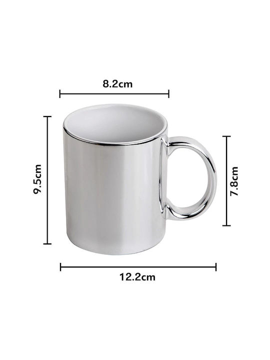 Koupakoupa Mug Silver 330ml