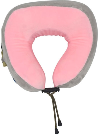 Pernă de masaj pentru gât pernă electrică cu spumă de memorie de încărcare Usb Pink