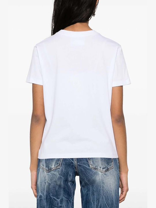 Versace Women's T-shirt White/gold