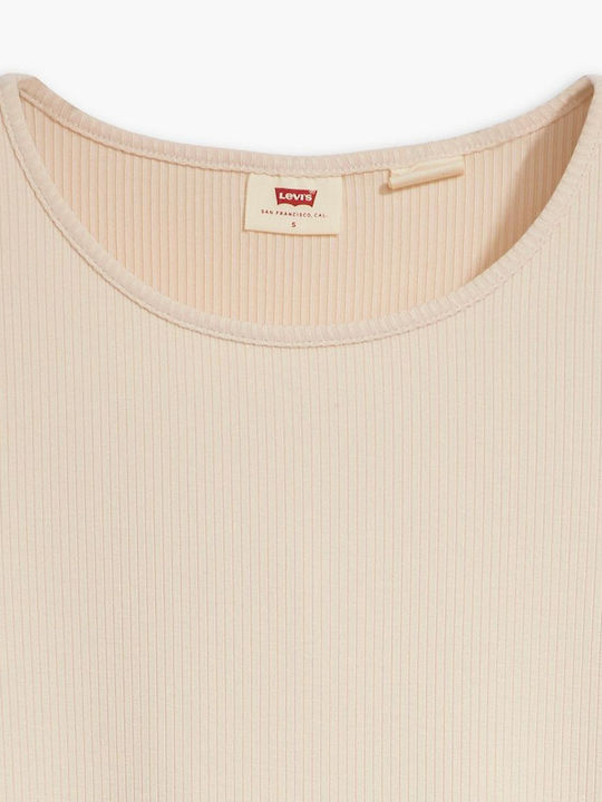 Dreamy Γυναικείο Αθλητικό T-shirt Μπεζ