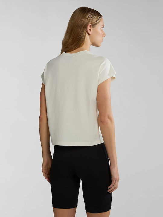 Napapijri S-box pentru Femei Bluză din Bumbac White