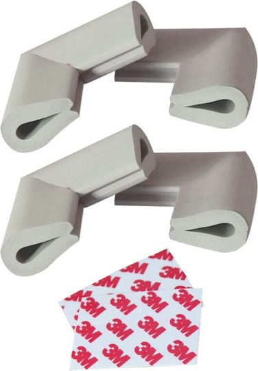 Sipo U-Shape Protection Corner with Sticker in Gray Color 4pcs