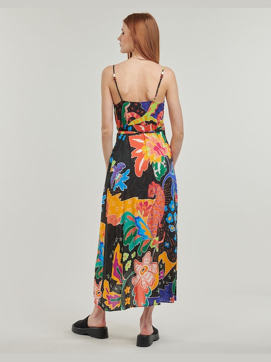 Desigual Maxi Φόρεμα Μαύρο