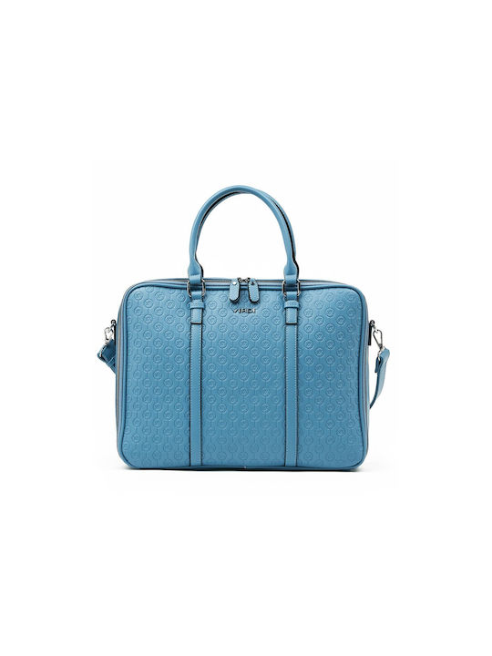 Verde Damen Tasche Hand Hellblau