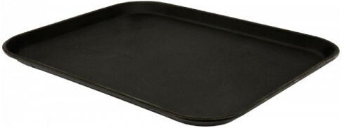 Stalgast Plastic Dreptunghiular Tavă de Servire Antiderapant cu Mânere în Culoare Negru 51x38cm 1buc
