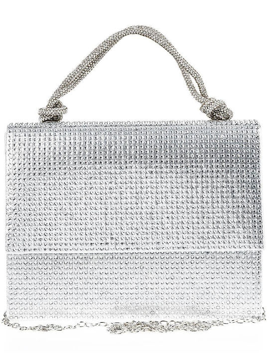 Verde Damen Tasche Hand Silber