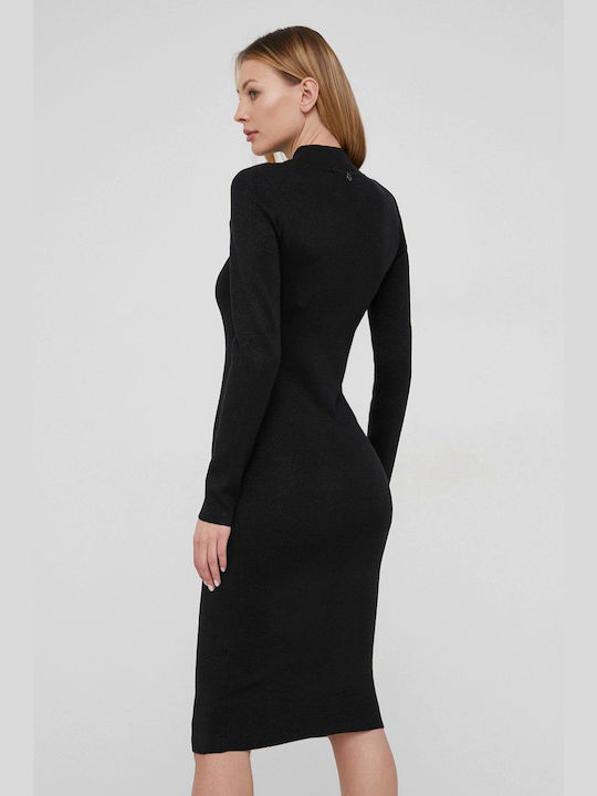 Guess Midi Dress Black