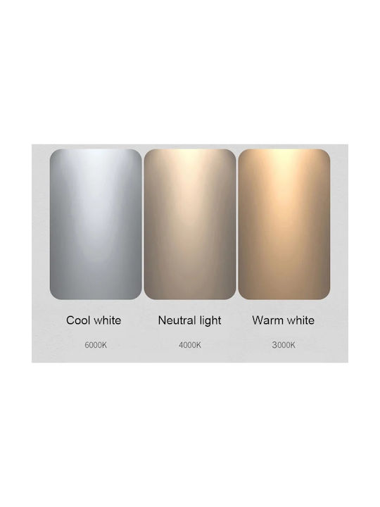 H32 Modern Wall Lamp with Integrated LED and Warm White Light Gold 31.5x13cm