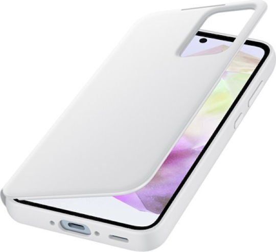 Samsung S View Wallet Cover Plastic White (Galaxy A35)