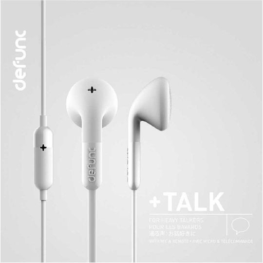 Defunc Basic Talk În ureche Handsfree cu două căști cu mufă 3.5mm Albastru