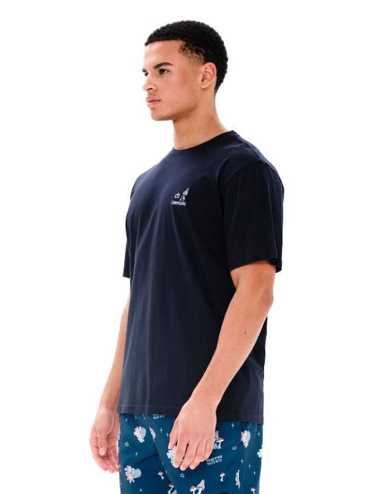 Emerson T-shirt Bărbătesc cu Mânecă Scurtă NavyBlue