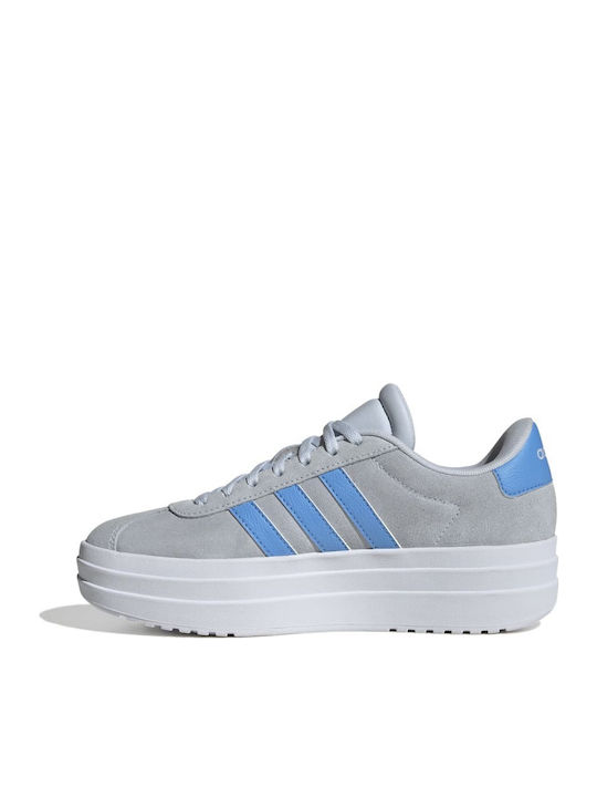 Vl Court Bold Flatforms Sneakers Grey / Ciel