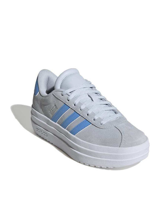 Vl Court Bold Flatforms Sneakers Grey / Ciel