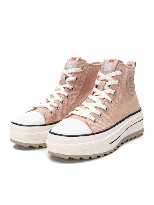 Γυναικεία Flatforms Μποτάκια Nude