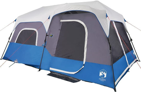 vidaXL Campingzelt Blau für 9 Personen 441x288x217cm