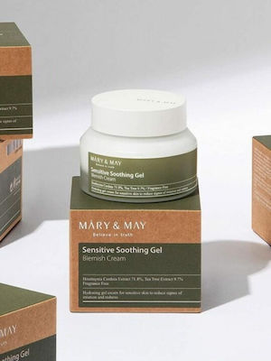 Mary & May Sensitive Soothing Ενυδατικό Gel Προσώπου για Ευαίσθητες Επιδερμίδες με Υαλουρονικό Οξύ 70gr