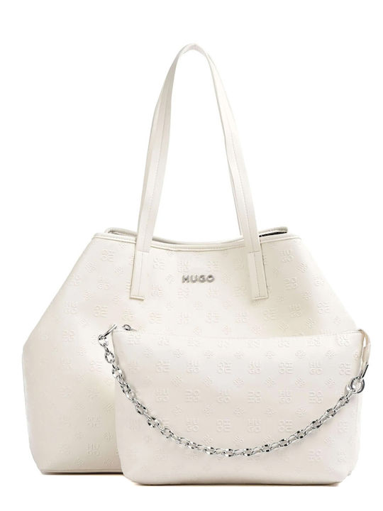 Hugo Women's Bag Shopper Shoulder White