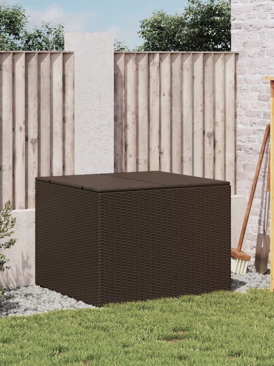 vidaXL Outdoor Storage Box 291lt Brown L80xW75xH59cm