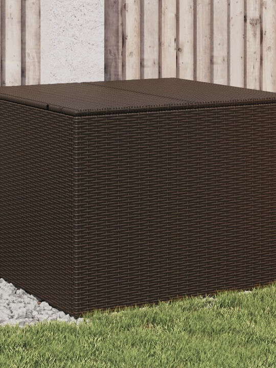 vidaXL Outdoor Storage Box 291lt Brown L80xW75xH59cm