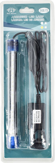 Tpster Electronic Submerged Lamp Led Lamp for Aquarium Lighting with White Light 20cm