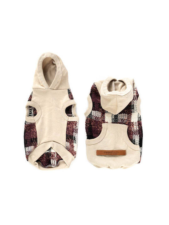 Woofmoda Strickpullover Hund in Lila Farbe L 34x44cm.