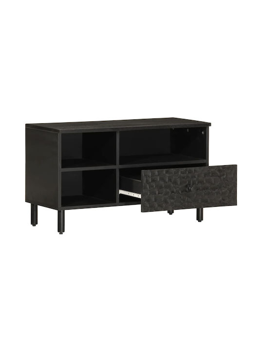vidaXL TV-Ständer Schwarz M80xT33xH46cm